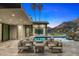 Spacious patio with seating and a refreshing pool at 4129 E Sandy Mountain Rd, Paradise Valley, AZ 85253