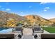Relaxing pool area with mountain views at 4129 E Sandy Mountain Rd, Paradise Valley, AZ 85253