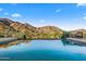 Infinity pool with breathtaking mountain views at 4129 E Sandy Mountain Rd, Paradise Valley, AZ 85253