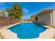 Inviting backyard swimming pool, perfect for relaxation and entertainment at 5648 W Folley St, Chandler, AZ 85226
