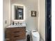 Stylish bathroom featuring a modern toilet and sleek vanity at 7223 N Black Rock Trl, Paradise Valley, AZ 85253