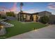 Modern home with backyard patio and putting green at 7223 N Black Rock Trl, Paradise Valley, AZ 85253