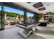 Game room with pool table and access to the backyard oasis at 7223 N Black Rock Trl, Paradise Valley, AZ 85253