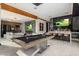 Game room boasts a pool table and a home bar at 7223 N Black Rock Trl, Paradise Valley, AZ 85253