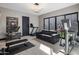 Home gym with various exercise equipment and TV at 7223 N Black Rock Trl, Paradise Valley, AZ 85253