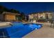 Inviting pool and spa area with a pergola and plenty of seating at 7223 N Black Rock Trl, Paradise Valley, AZ 85253