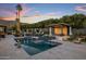 Expansive pool and patio perfect for summer entertaining at 7223 N Black Rock Trl, Paradise Valley, AZ 85253