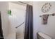 Modern bathroom with a shower and built-in seat at 14851 N 25Th Dr # 21, Phoenix, AZ 85023