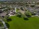 Aerial view of community playground and volleyball court at 18391 N 97Th Pl, Scottsdale, AZ 85255