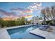 Stunning pool with mountain views and ample lounge space at 18391 N 97Th Pl, Scottsdale, AZ 85255