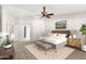 Main bedroom with plush carpeting and a neutral color scheme at 2422 E Durango Dr, Casa Grande, AZ 85194