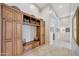 Spacious entry with built-in storage and bench at 26475 N 106Th Way, Scottsdale, AZ 85255