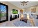 Entertainment area with wet bar and comfortable seating at 26475 N 106Th Way, Scottsdale, AZ 85255