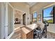 Luxurious home office with views and built-in desk at 26475 N 106Th Way, Scottsdale, AZ 85255