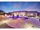 Large pool and spacious patio area with fire features at 26475 N 106Th Way, Scottsdale, AZ 85255