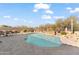 Inviting swimming pool with a stone water feature at 4840 E Dale Ln, Cave Creek, AZ 85331