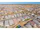 Aerial view of a neighborhood with various houses at 5323 W Chuck Box Rd, Laveen, AZ 85339