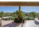 View of a refreshing pool with mountain backdrop at 8945 N Cordoniz Ln, Casa Grande, AZ 85194