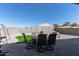 Backyard with patio, artificial turf, and seating at 10815 S 175Th Dr, Goodyear, AZ 85338