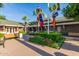 Community building with flags and landscaping at 10815 S 175Th Dr, Goodyear, AZ 85338