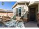 Front porch with seating area and patterned rug at 10815 S 175Th Dr, Goodyear, AZ 85338