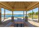 Relaxing lakeside picnic pavilion with seating at 10815 S 175Th Dr, Goodyear, AZ 85338