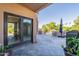 Spacious back yard featuring a stone patio with ample room for entertaining at 12015 S Tuzigoot Dr, Phoenix, AZ 85044