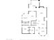 Detailed floor plan showcasing the layout of the home's main level at 12015 S Tuzigoot Dr, Phoenix, AZ 85044