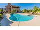 Beautiful in-ground pool with plenty of surrounding patio space for lounging and entertaining at 12015 S Tuzigoot Dr, Phoenix, AZ 85044