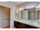 Bathroom with double vanity and ample storage at 12465 N 71St Ave, Peoria, AZ 85381