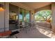 Private balcony with sliding glass doors at 14815 N Fountain Hills Blvd # 201, Fountain Hills, AZ 85268