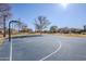 Outdoor community basketball court with markings and surrounding trees at 14971 W Desert Hills Dr, Surprise, AZ 85379