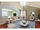 Open living room featuring a view into Gathering room at 14971 W Desert Hills Dr, Surprise, AZ 85379