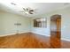 Spacious living room with hardwood floors and views at 14971 W Desert Hills Dr, Surprise, AZ 85379