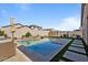 Private backyard pool with patio and seating at 17838 W Gambit Trl, Surprise, AZ 85387