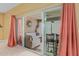 View of a patio through sliding glass doors from the dining room at 1840 S Vista Rd, Apache Junction, AZ 85119