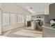 Modern kitchen with granite countertops and gray cabinetry at 2123 E Saratoga St, Gilbert, AZ 85296