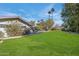 Spacious backyard with grassy lawn and partial home view at 245 W Berridge Ln, Phoenix, AZ 85013