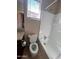 Bathroom featuring toilet, bathtub, and granite vanity at 29316 N Lone Pine Ln, Rio Verde, AZ 85263