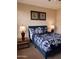 Comfortable bedroom with double bed and nightstands at 29316 N Lone Pine Ln, Rio Verde, AZ 85263