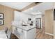 Modern kitchen with white cabinets and stainless steel appliances at 4301 N 21St St # 24, Phoenix, AZ 85016