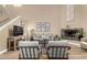 Cozy living room featuring a fireplace and comfortable seating at 4301 N 21St St # 24, Phoenix, AZ 85016