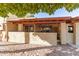 Private patio area with gravel landscaping at 513 S Boojum Way, Mesa, AZ 85208