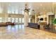 Spacious clubhouse with comfortable seating and a large TV at 6202 E Mckellips Rd # 91, Mesa, AZ 85215