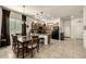 Elegant dining room with a dark wood table and chairs at 6202 E Mckellips Rd # 91, Mesa, AZ 85215