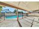 Private backyard with a refreshing pool at 7357 W Canterbury Dr, Peoria, AZ 85345