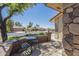Inviting front porch with an outdoor seating area to enjoy the community view at 11360 E Keats Ave # 78, Mesa, AZ 85209