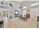 Open dining area with high ceilings and chandelier at 11967 W Vernon Ave, Avondale, AZ 85392