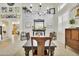 High ceiling dining room, with chandelier and hardwood floors at 11967 W Vernon Ave, Avondale, AZ 85392