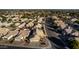 Aerial view showcasing house and surrounding homes at 1212 E Butler Dr, Chandler, AZ 85225